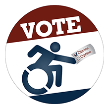 Image of our new voting button.
