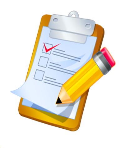 Image of a clipboard and pencil.