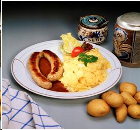 Photograph of a well-balanced breakfast.